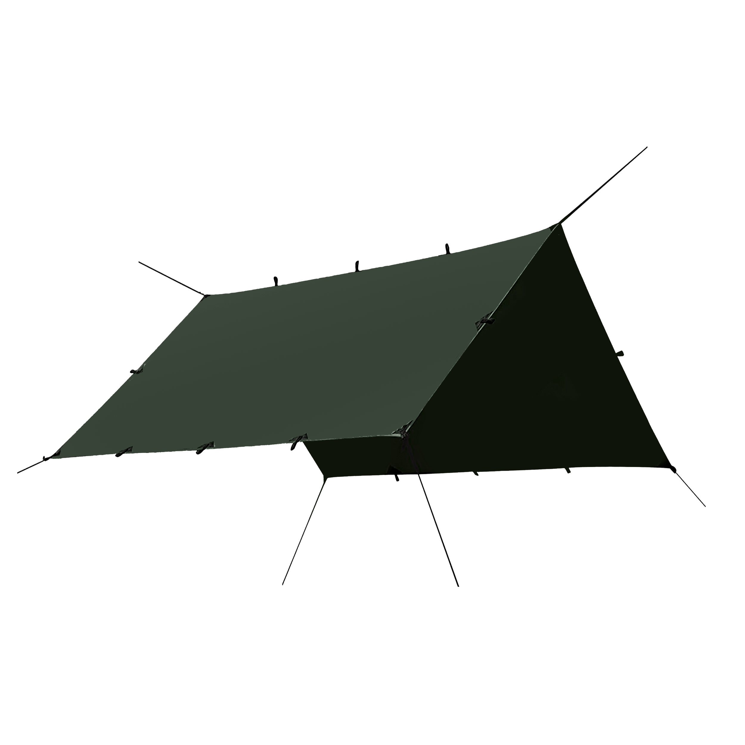 تارپ بوشکرفت ساتونا مدل Defender 3×3 ضدآب و مقاوم برای کمپینگ و طبیعت‌گردی