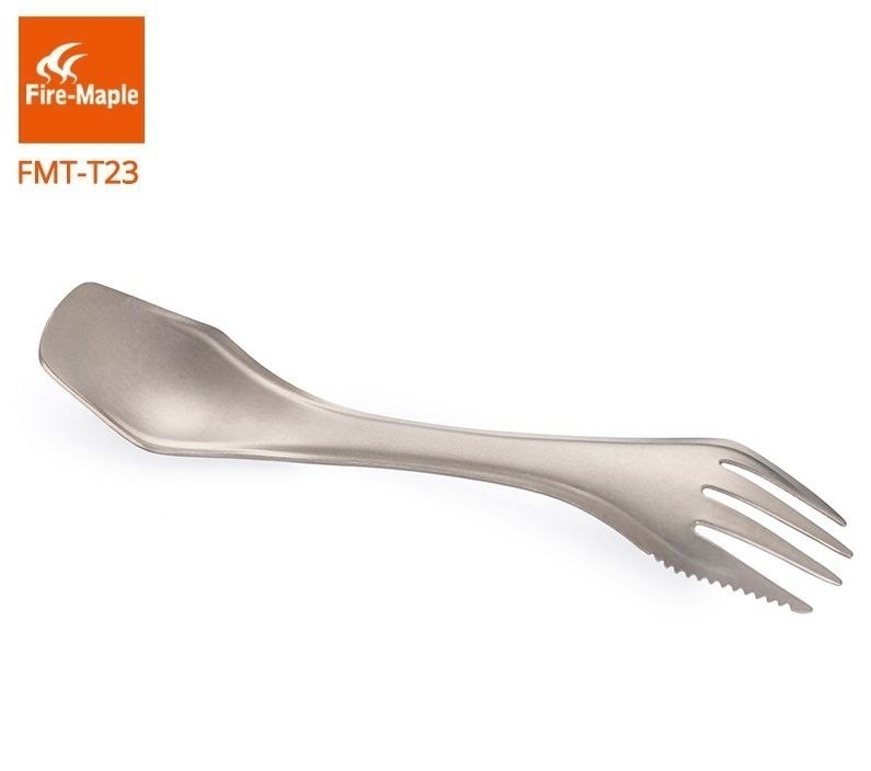 قاشق، چنگال و چاقو تیتانیوم فایرمپل مدل FIRE MAPLE FMT-T23 | سبک، مقاوم و کاربردی