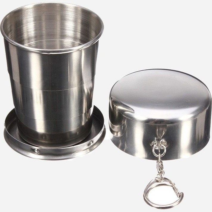 لیوان استیل تاشو