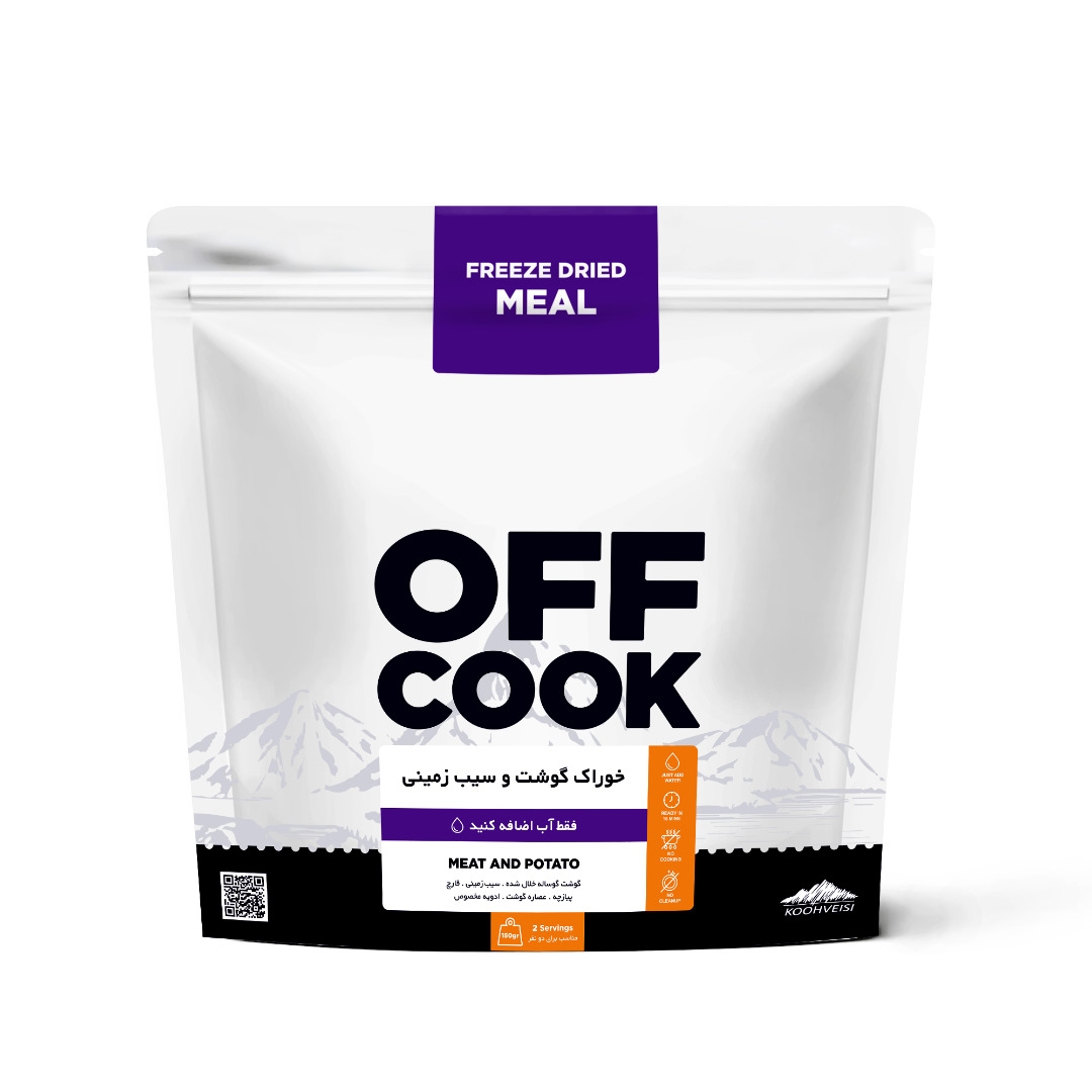 آف کوک خوراک گوشت و سیب زمینی دو نفره OFF COOK