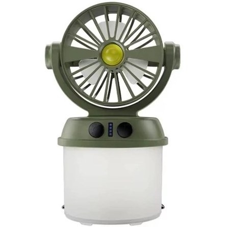 پنکه کمپینگ و چراغ COB خورشیدی(سولار)  مدل ch-F804