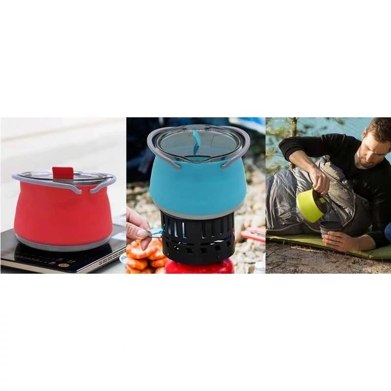 کتری سیلیکونی تاشو 1لیتری  Kettle