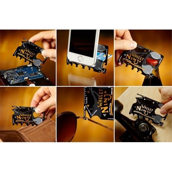 ابزار چند کاره و چاقو کارتی  مدل Ninja Wallet