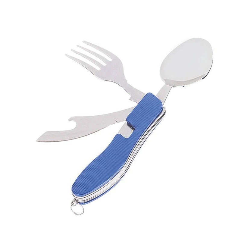 ست قاشق چنگال و چاقو تاشو سفری