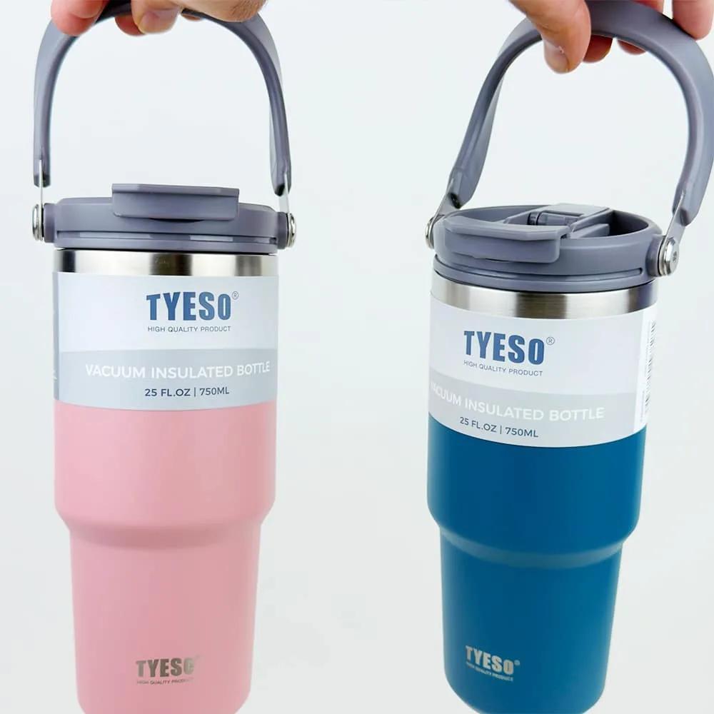 تراول ماگ تایسو 750 میل دسته دار(TYESO) مدل TS_8827