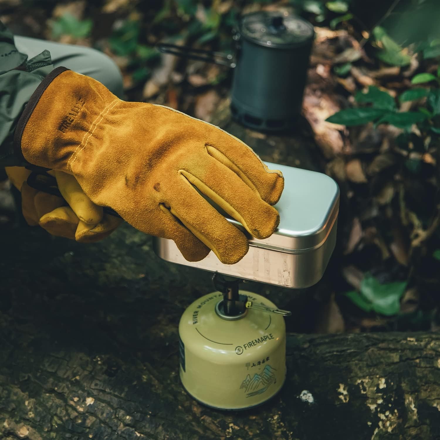 دستکش چرمی کار در طبيعت زمستانه فایرمپل مدل Gingko Winter