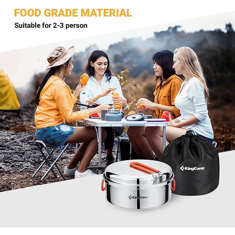 ست ظروف کمپینگ کینگ کمپ مدل Adventurer II KA2008