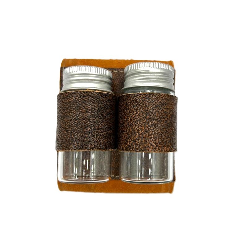 جا ادویه چرمی 2 تایی