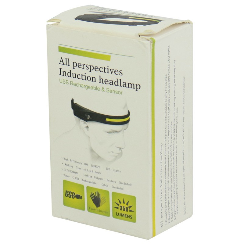 هدلایت شارژی سنسوردار مدل All Perspective Induction Sensor