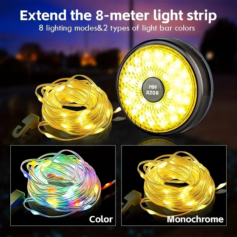 چراغ و ریسه کمپینگ 10 متری