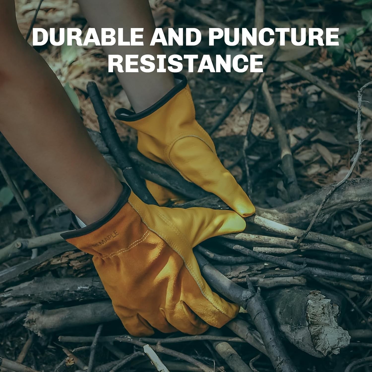 دستکش چرمی کار در طبيعت زمستانه فایرمپل مدل Gingko Winter