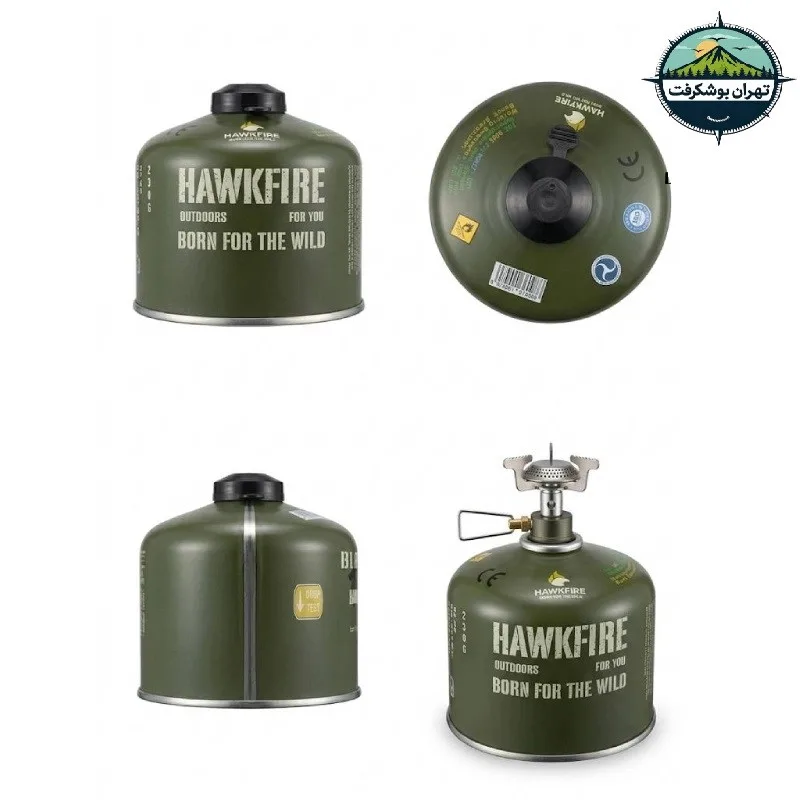 کپسول گاز کوهنوردی HAWKFIRE وزن ۲۳۰ گرم