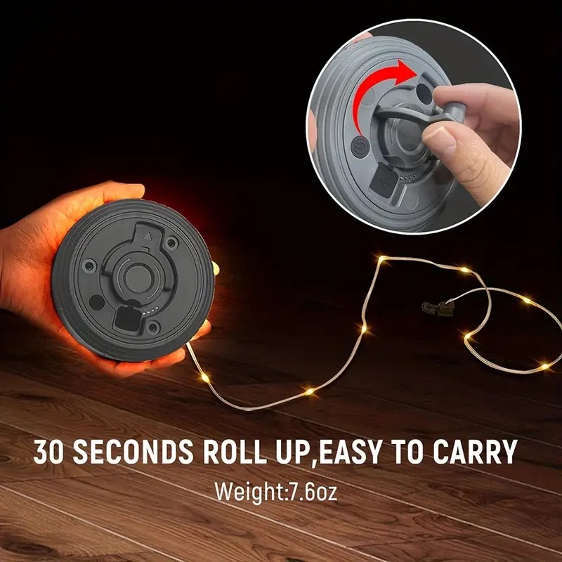 چراغ و ریسه کمپینگ 10 متری