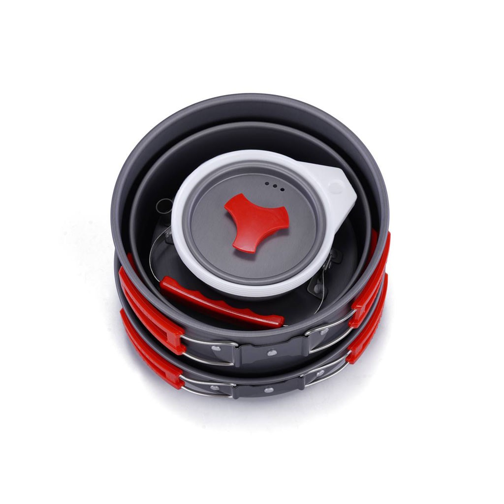 ست ظروف کمپینگ 4 تکه کله گاوی مدل SPICE 4 PEKYNEW COOKING SET spice4