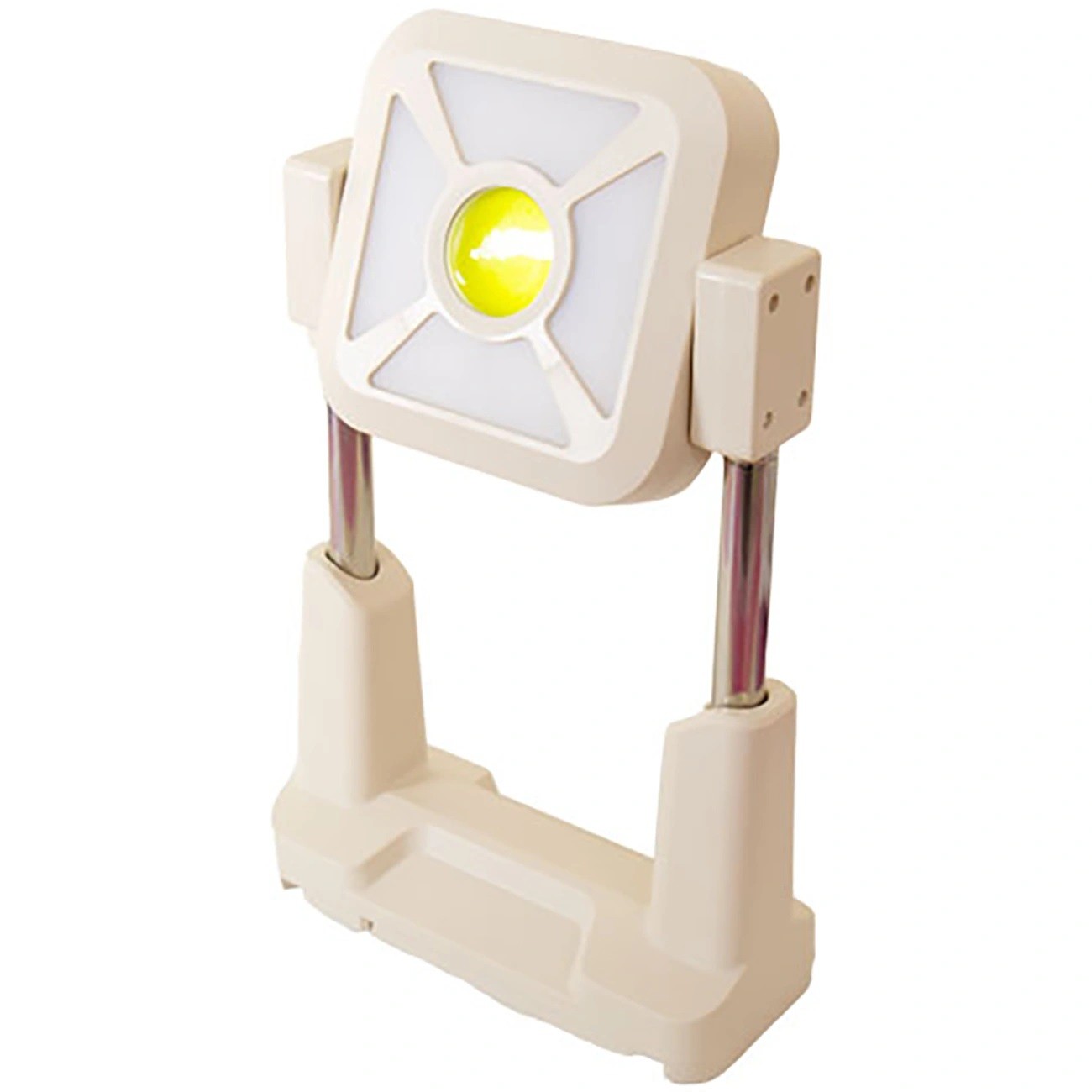 چراغ کمپینگ پایه‌دار شارژی خورشیدی با نور چند رنگ ch-23060-b