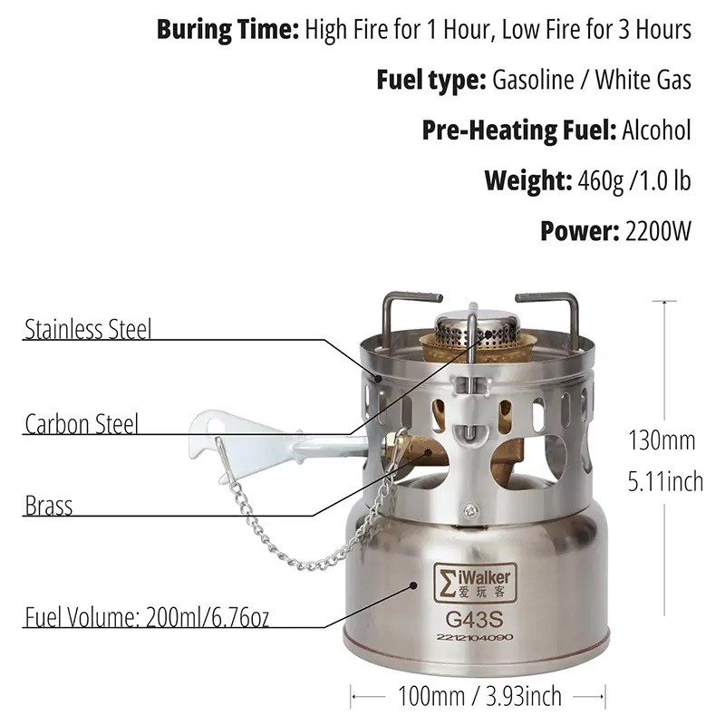 گاز اتوماتیک بنزینی آی‌ واکر IWalker مدل G43S