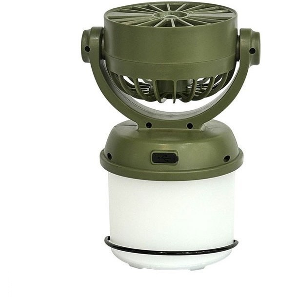 پنکه کمپینگ و چراغ COB خورشیدی(سولار)  مدل ch-F804