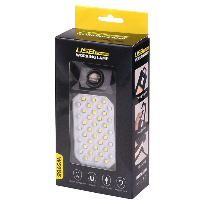 چراغ شارژی LED مدل W598B